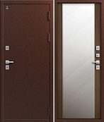 Центурион Т-6/1-2025 Антик медь-Миндаль (термодверь+зеркало)