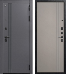 Центурион V-17 Чёрный муар+Кашемир графит - Кашемир грей