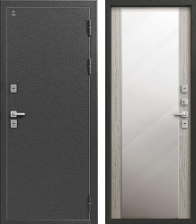 Центурион Т-6/1-2025 Антик серебро-Полярный дуб (термодверь+зеркало)