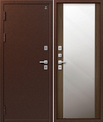 Центурион Т-6/1-2025 Антик медь-Миндаль (термодверь+зеркало)