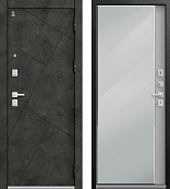 Центурион С-114 Чёрный муар+Бетон темный-Кашемир сильвер