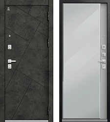 Центурион С-114 Чёрный муар+Бетон темный-Кашемир сильвер