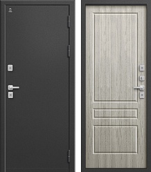 Центурион Т-6-2025 Графит букле-Полярный дуб (термодверь)