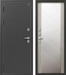 Центурион Т-6/1-2025 Антик серебро-Полярный дуб (термодверь+зеркало)