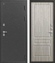 Центурион Т-6 Антик серебро-Полярный дуб (термодверь)